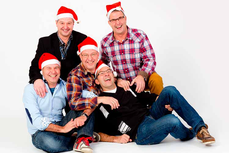 Fotoshoot voor een kerstkaart bij Studiorama Fotografie