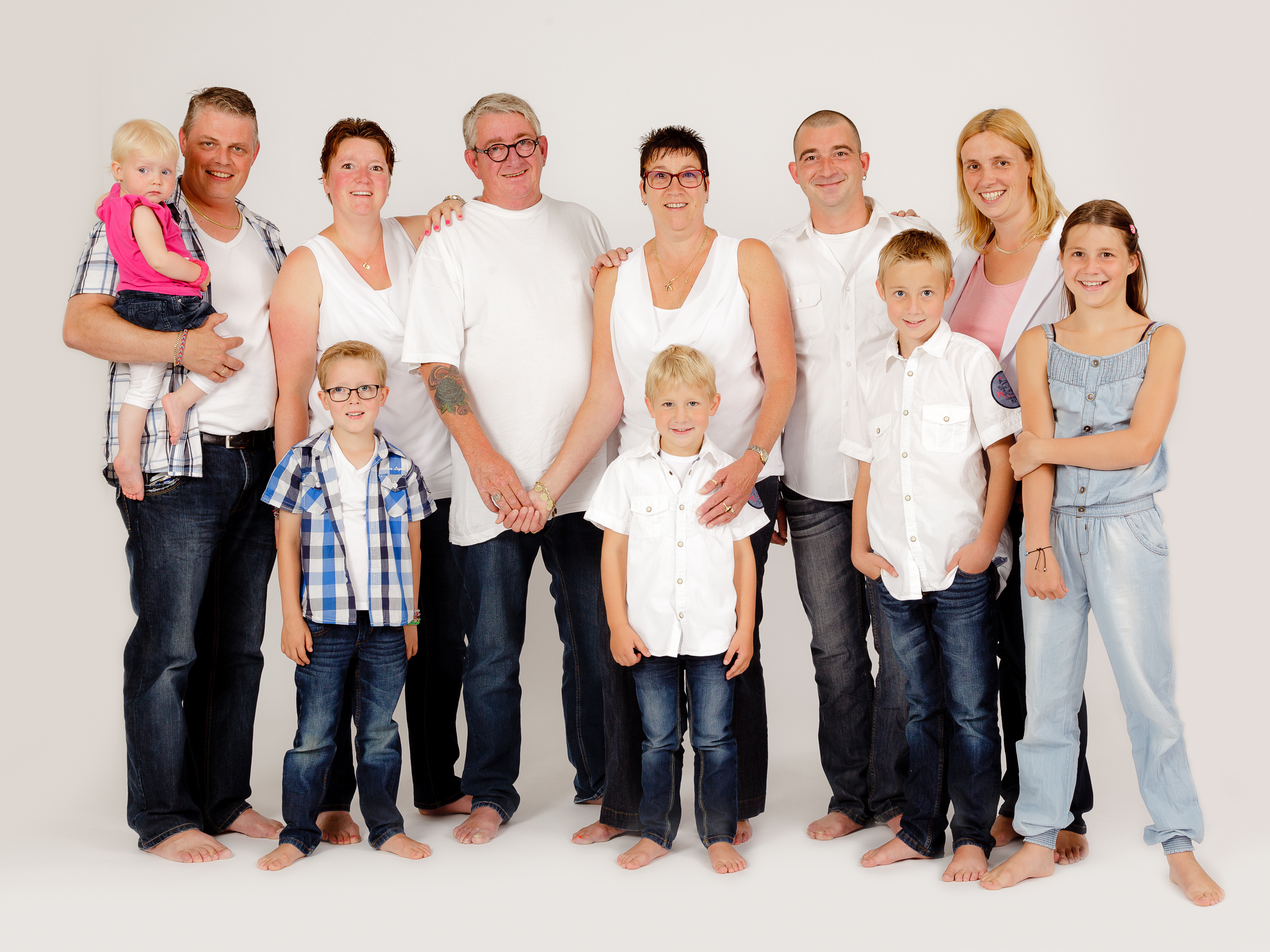 Klassiek familiefoto portret in Gouda