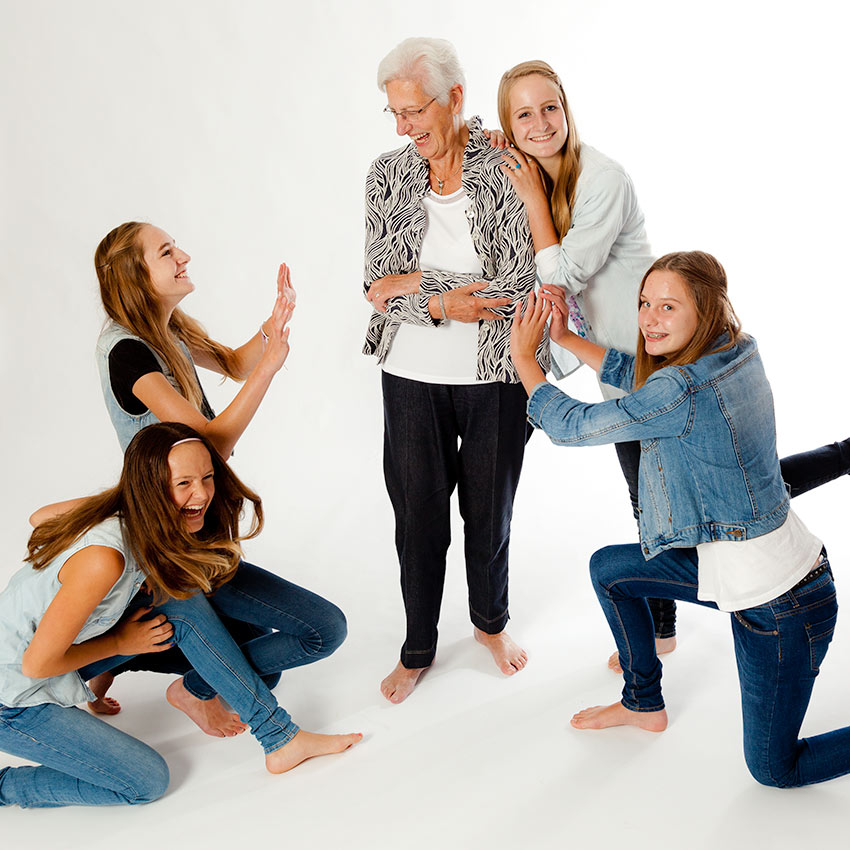 Opa en oma op de set | Fotoshoot in Gouda