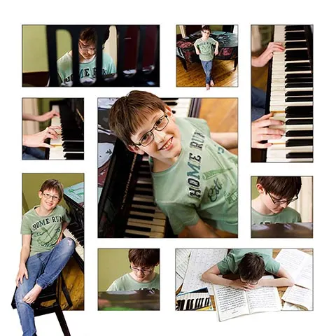 Mini Art fotoshoot voor Niels