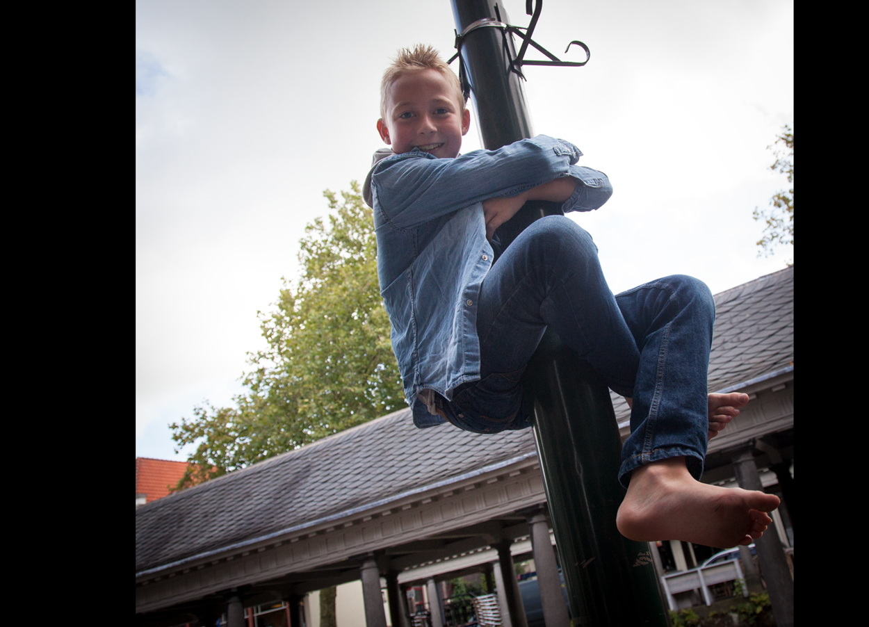 Modellen fotoshoot in de herfstvakantie